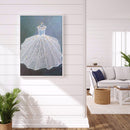 Diamond painted 5D DIY wedding dress series with different diamonds(YX3889)