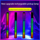 Type-C APP Control RGB 32 LED Voice-Activated Rhythm Light Bar (Jazz Black)