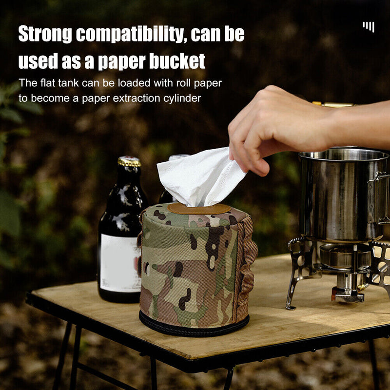 Outdoor Camping Gas Tank Case Anti-Fall Gasoline Canister Protective Covers