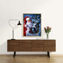 5D DIY Diamond Painting Kits Full Round Drill Santa And Elk Wall Decor (A5674)
