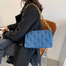 Casual Solid Color Totes Women Denim Underarm Handbag Street Travel Shoulder Bag