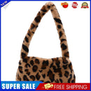 Animal Pattern Underarm Bag Women Mini Plush Shoulder Handbags Purse (7)