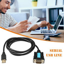 USB to RS232 COM Serial Port Cable Laptop 9 Pin Adapter for Win 10/8/7/XP