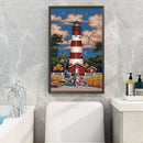 Lighthouse Oil Paint By Numbers Kits DIY Hand Painted Picture for Adults Child
