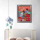 5D DIY Full Drill Diamond Painting Cartoon Color House Cross Stitch Embroider