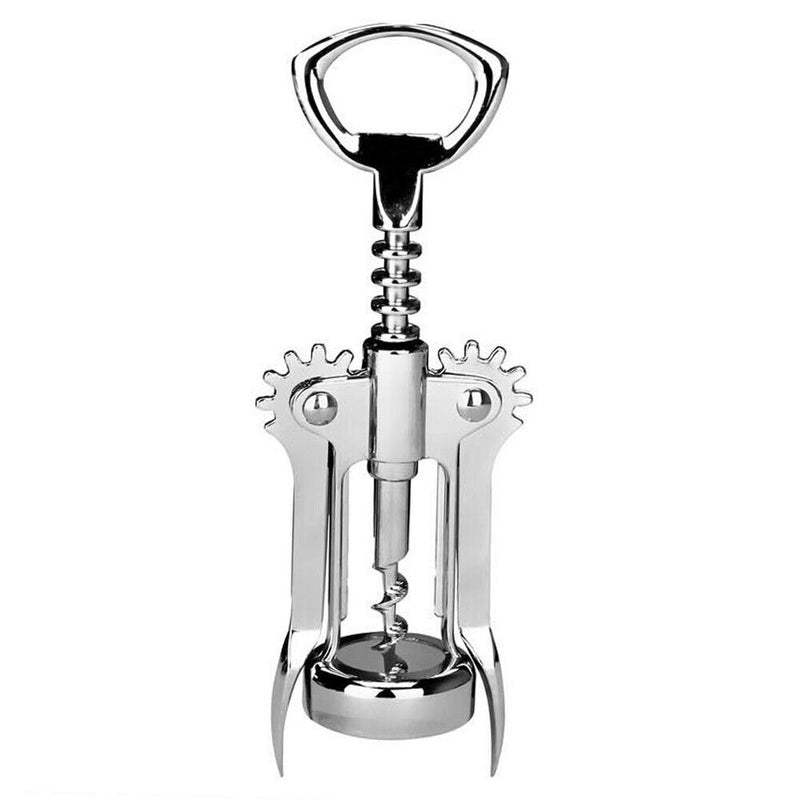 Stainless Steel Metal Wine Corkscrew Bottle Handle Opener Corkscrews