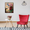 DIY Digital Oil Painting By Numbers Kits Colorful Flower Acrylic Color Drawing
