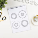 Flower Wreath Paper Cut Dies Metal Stencil Silicone Seal Stamp Mold (C)