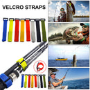 10pcs Durable Fishing Rod Tie Strap Belt Portable Wrap Band Pole Ties Holder