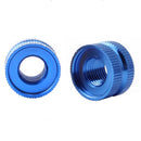 Bike Vacuum Tire Mouth Nut Cycling Inner Tube Valve Nozzle Lock Caps (Blue)