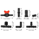 Capillary Head Barbed Connector Tee Elbow Hose Fitting Elbow Couplings