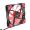 12V 3-4Pin 15LED Lighting PC Case Fan Cooler Computer Cooling Fan (Red) Newly