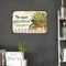 Garden Retro Metal Plate Tin Sign Poster Plate Iron Painting Wall Home Decor