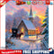 Snow Scene Drawing Frameless DIY Oil Paint by Numbers Canvas Home Decor Kit