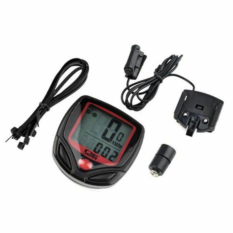 Display Riding Cycling Stopwatch Bike Computer Speedometer Bicycle Odometer