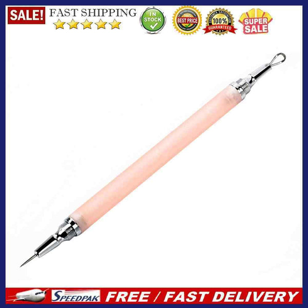 Portable Double-Head Face Blackhead Acne Remover Needle Pimple Blemish Extractor