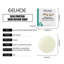 Silk Protein Soap Oil Control Face Deep Cleansing Pores Mites Acne Remover