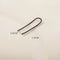 Women Minimalist Party Club Geometry Simple U Earrings Copper Line Ear Stud