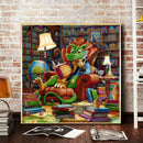 #A 5D Diamond Painting Kit Cartoon Full Square Drill Rhinestone DIY Wall Art C