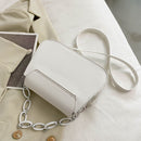 Casual Lattice Leather Shoulder Bags Women Fashion Chain Handbags Messenger Bag