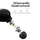 Car Mini Handsfree Stereo Earplugs Bluetooth Headphones Headset