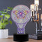 DIY Diamond Painting LED Light Fantasy Butterfly Night Lamp Needlework Decor