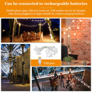 Globe String Lights - USB Powered LED Fairy Lighting for Outdoor Camping Tent