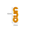 ShineTrip 10pcs Outdoor Camping Tent Rope Buckles S-Shaped Tensioner Fasteners
