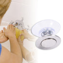 Stainless Steel Soap Magnetic Holder Rack Suction Cup Hanging Bracket (B)