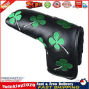 L-Shaped Golf Club Head Protection Cover Golf Putter Sleeve (Black Clover) Newly