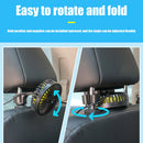 USB Car Fan for Back Seat Headrest 3 Speeds Summer Air Circulator Cooler