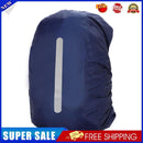 Reflective Waterproof Backpack Rain Cover Outdoor Safety Cover (Dark Blue)