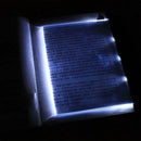 Creative LED Book Light Reading Night Flat Plate Portable Panel CarTravel O6G1
