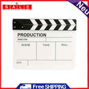 Movie Clap Board 12x10"" Film Slate Clapper Board with Eraser+Pen Black White