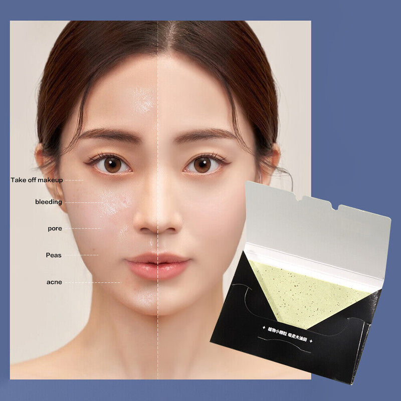Face Oil Absorbent Control Sheets Flexible Blotting Paper Beauty Cosmetic T