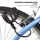 Bike Lock - 4-Ddigit Combination Cable Lock Mountain Bike Password Locks Newly