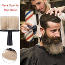 Neck Face Duster Brushes Barber Salon Cutting Hair Clean Hairbrush (Black) Newly
