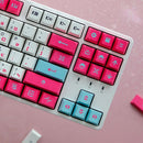 Drifter Keycap Button PBT sublimation Height Fitting 142 keys red.