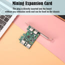 PCI-Express 1X USB 3.0 Riser PCI-E 1 to 4 Expansion Extender for PC Case USB Kit