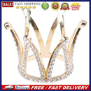 Rhinestones Crown Nail Art Brush Holder Manicure Painting Pens Rest Display