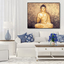 Painting By Numbers DIY Smile Buddha Hand Painted Canvas Oil Art Picture Kit
