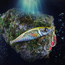 82mm 60g Metal Simulation Fishing Lures Jig Hooks Artificial Hard Bait (A)