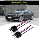 2pcs 9003 H4 Socket Wiring Harness Male Connector Pig Tail for Fog Headlight