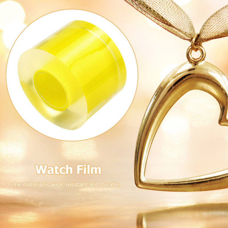 1 Roll 50mm Transparent Anti-Static Protective Film Watch Jewelry PVC Film Tape