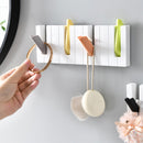 Wall Hanging Hook for Bathroom Punch-free Hanger Key Storage Rack Style Piano
