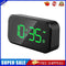 Wake Up Bedside Desktop LED Digital Alarm Clock with Snooze (Black + Green)
