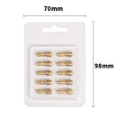 10pcs Mini Brass Copper Collets Chucks for Twist Drill Motor Shaft Grinder Newly