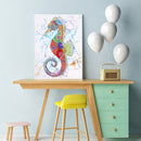 Part DIY Special Shaped Picture Kit Diamond Hippocampus Drill Art 5D Painting
