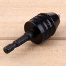 0.6-8mm Keyless Drill Chuck Screwdriver Impact Driver Adaptor Hex Drill Newly