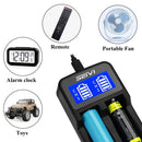 Battery Charger Adapter 2 Slot For 3.7V Rechargeable Li-Ion Batteries